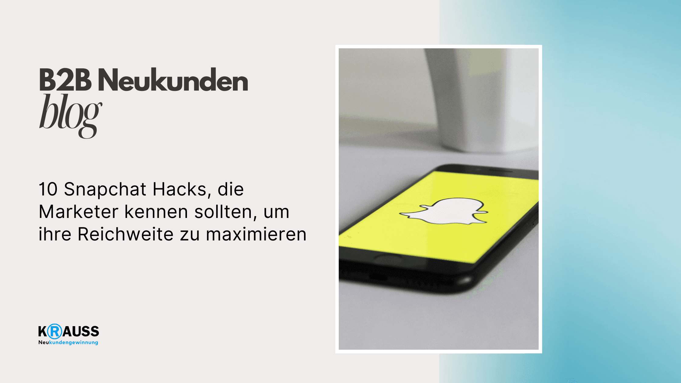 KRAUSS Neukundengewinnung
