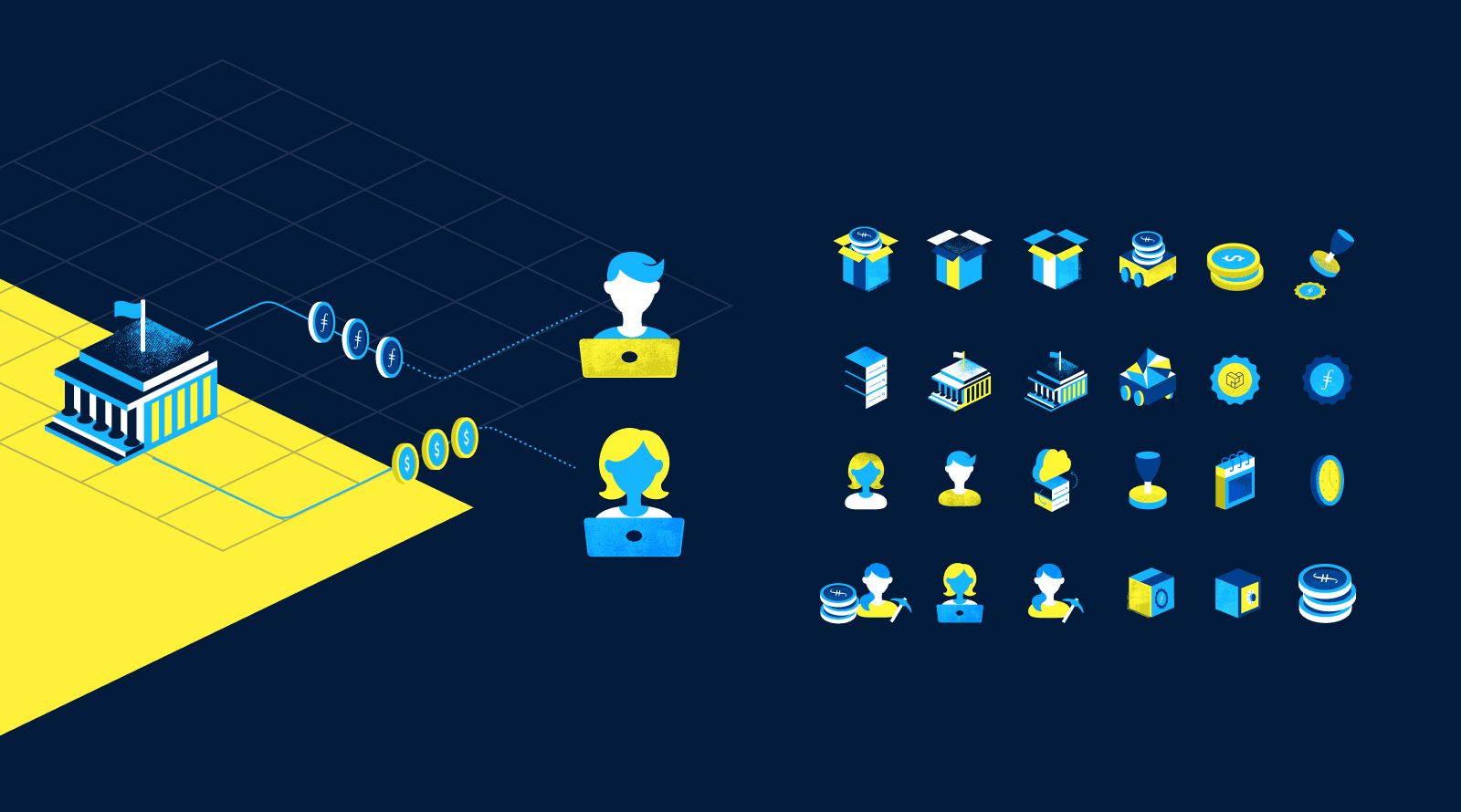Filecoin economic illustrations