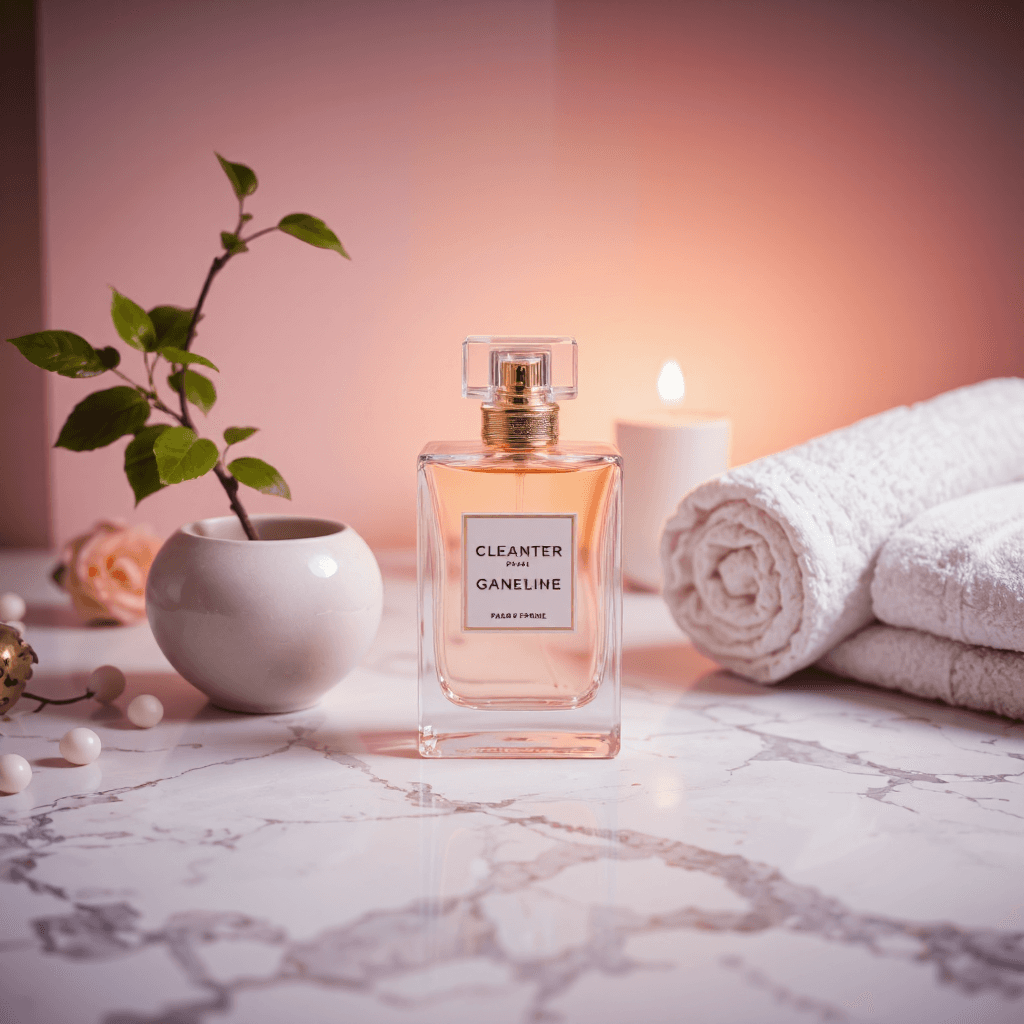 product photography of perfume