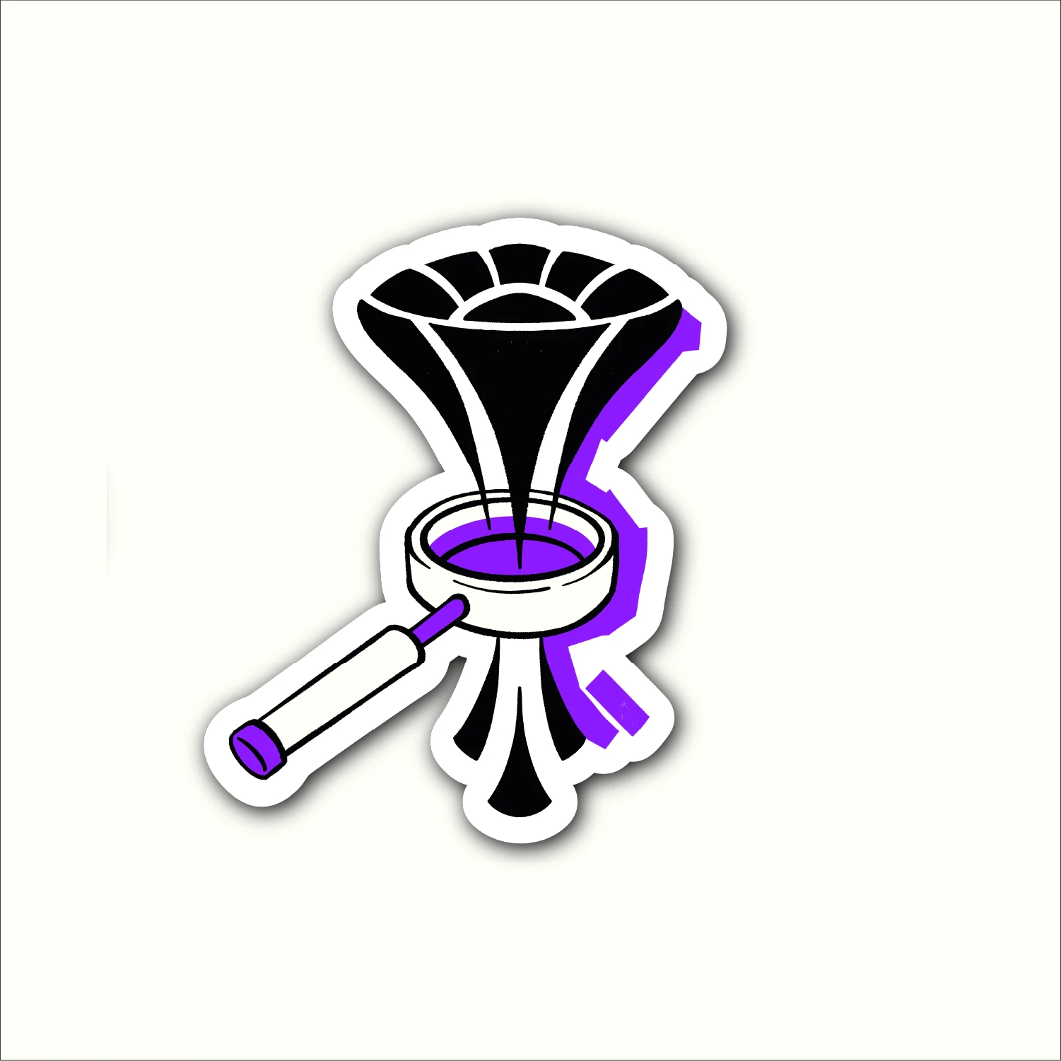 click2grow illustration of a magnifing glass, research