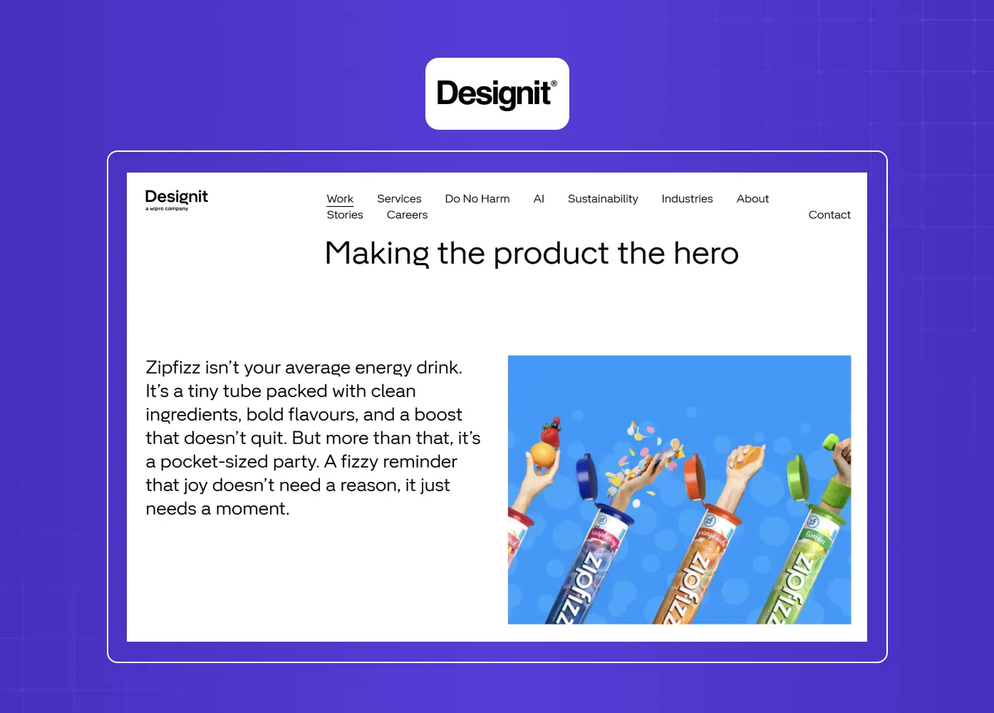 Case study demonstrating product-focused branding and packaging design through storytelling, visuals, and marketing content.