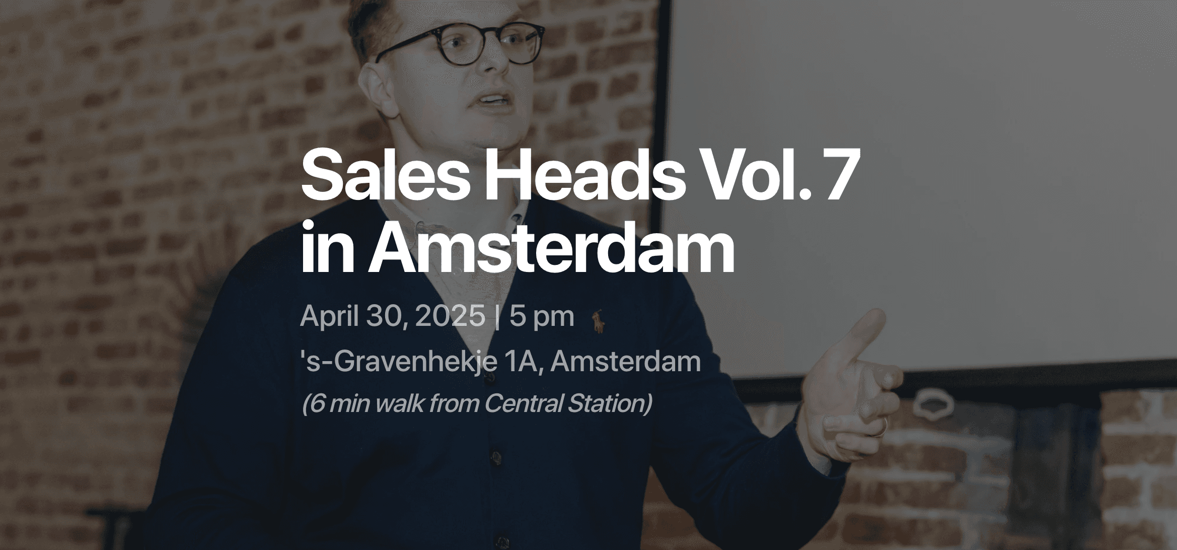 pricing event amsterdam