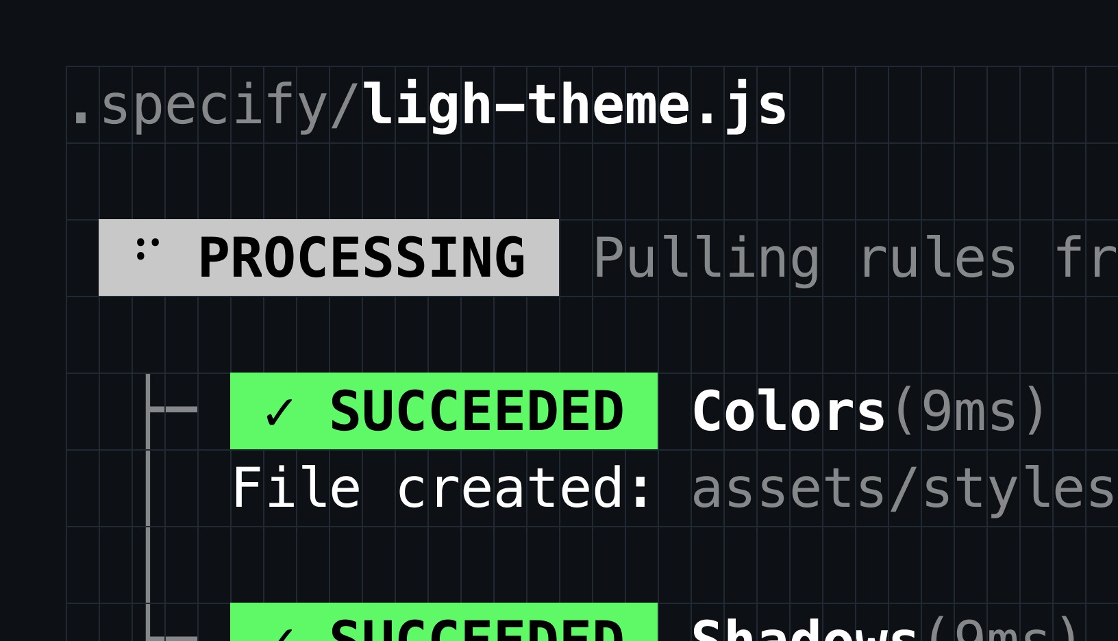 CLI Flight table