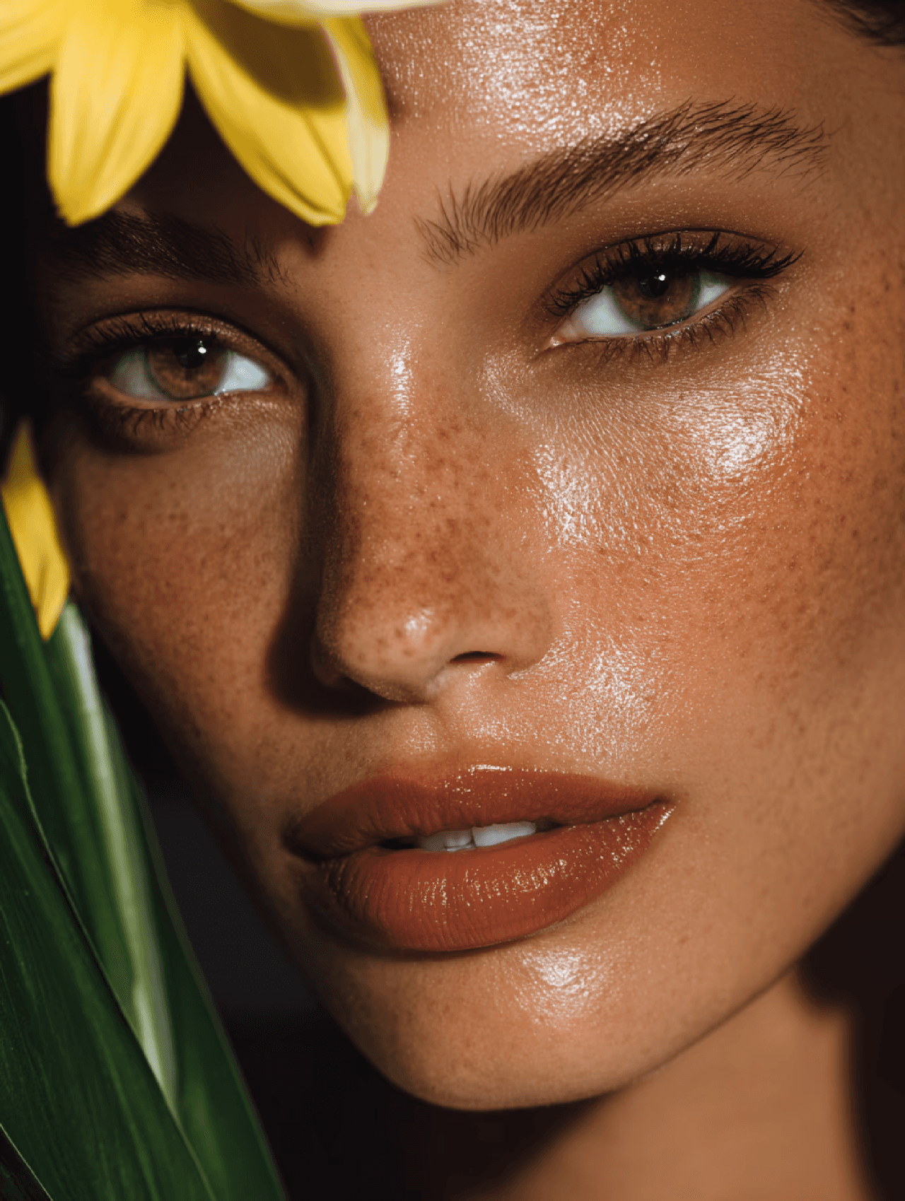 beautiful hair model