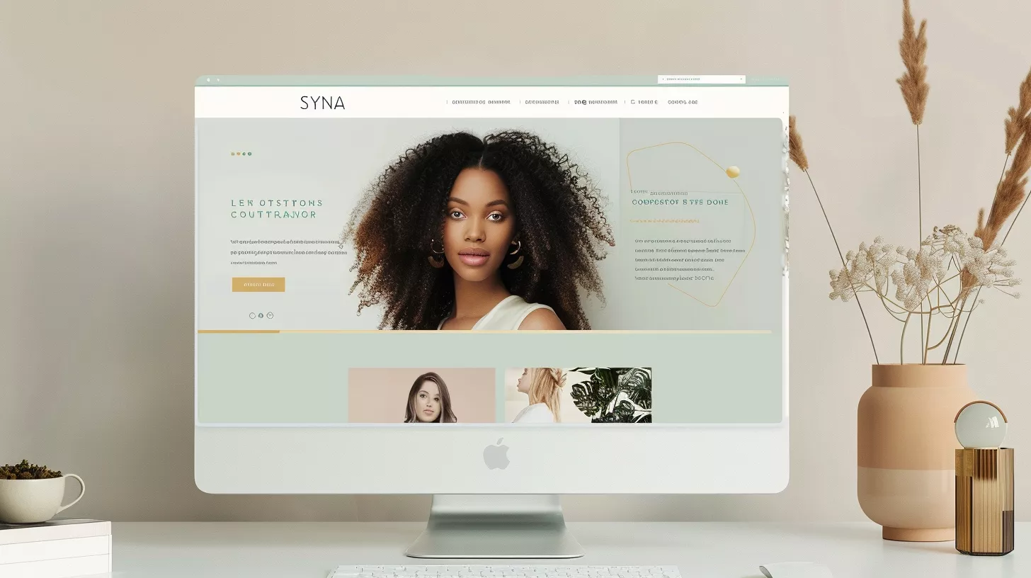 hero section of website