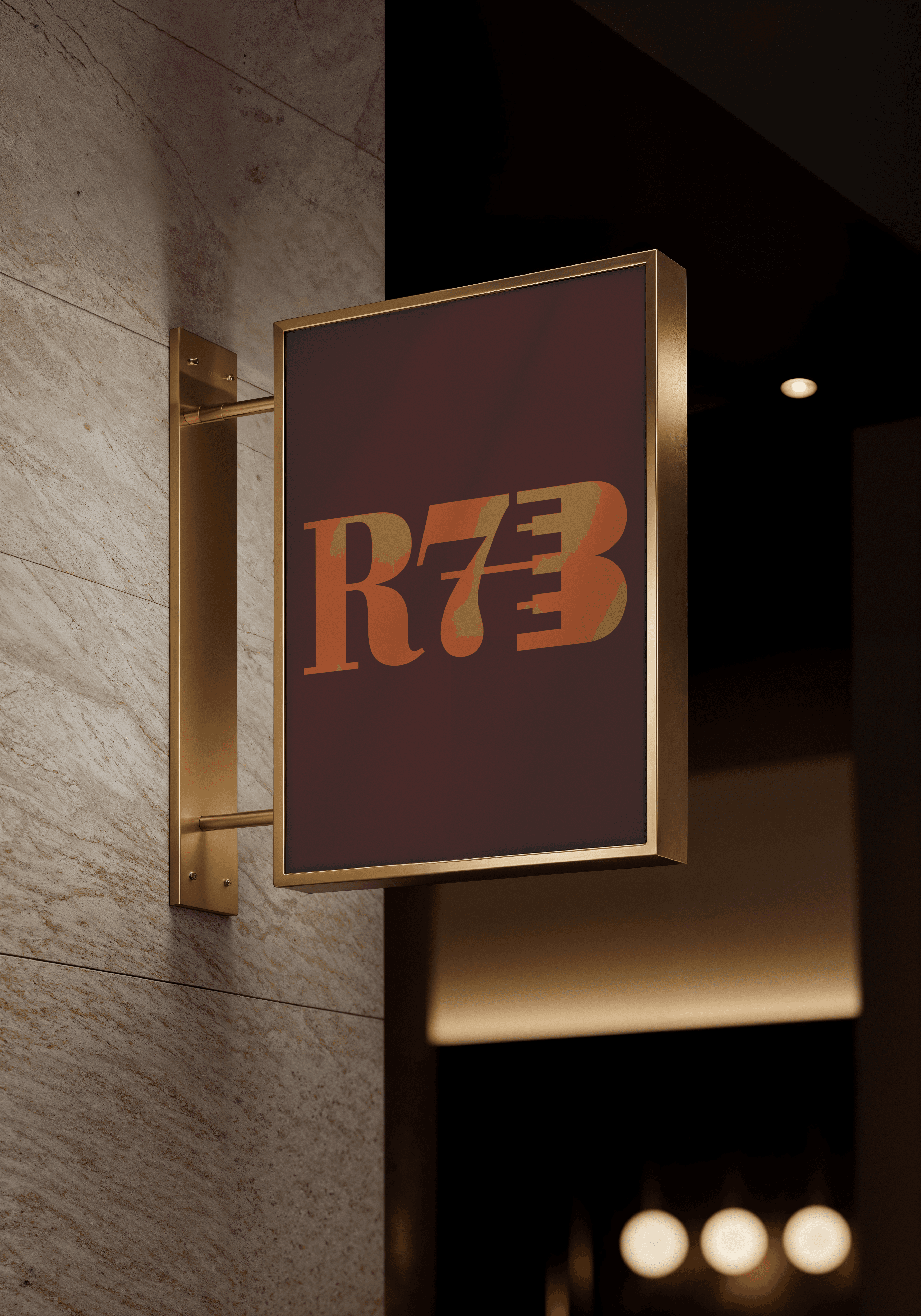 Dazzle Logo with sign vertical