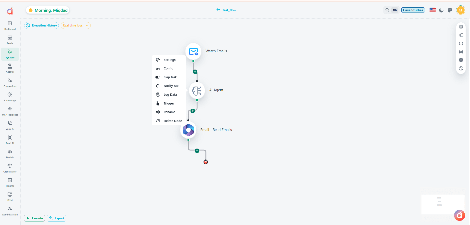 AIRA Hyperautomation product screenshot