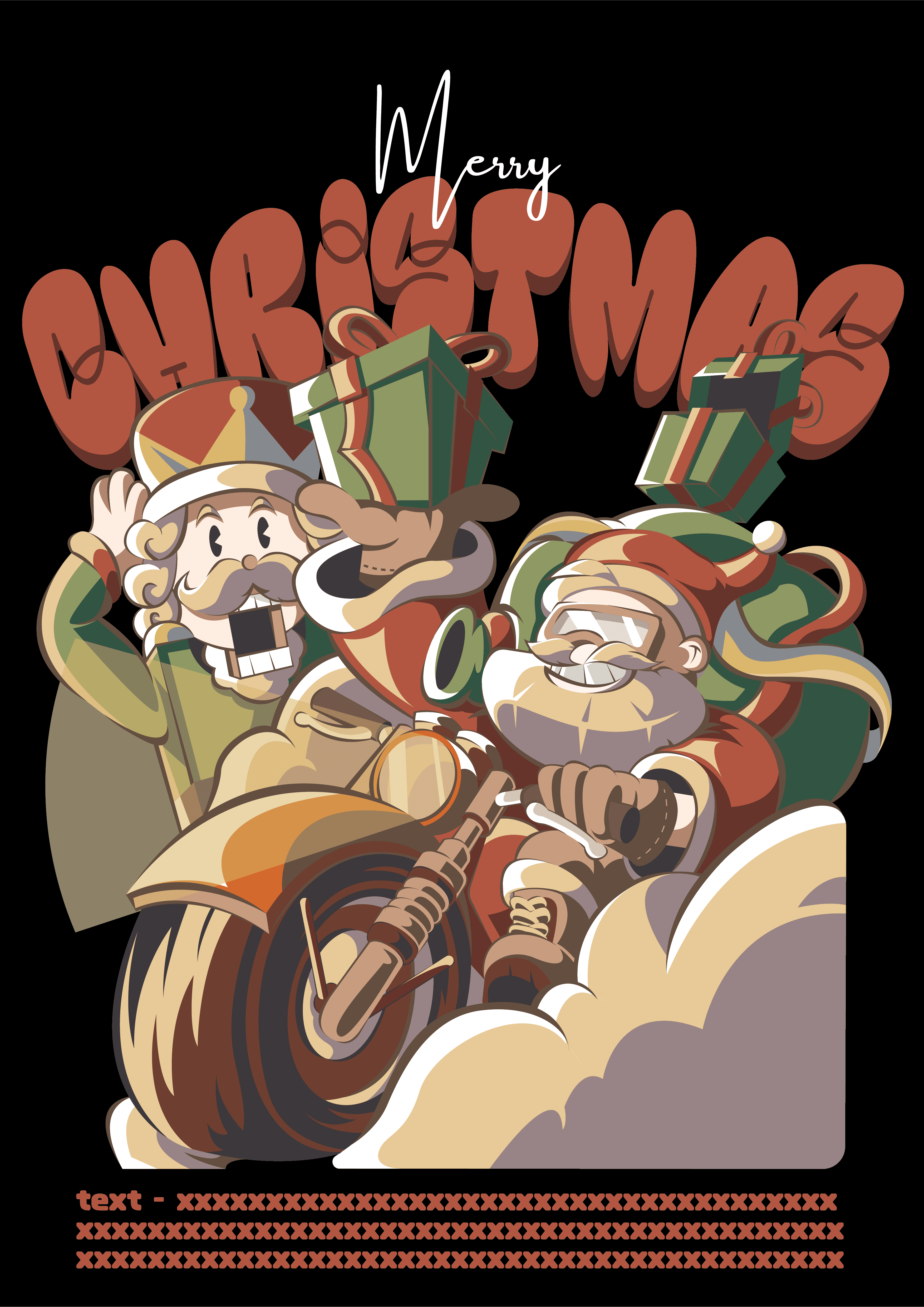 Santa shirt design