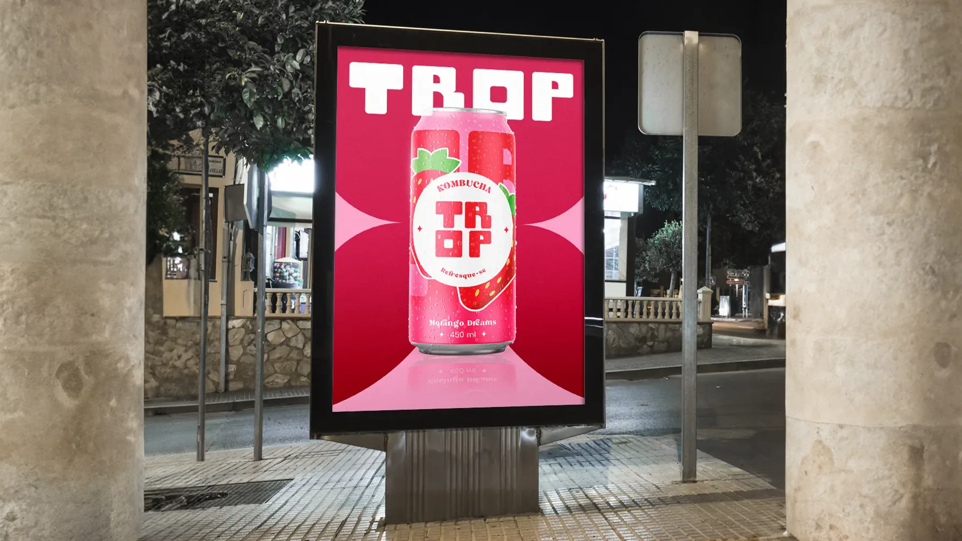 Mockup street advertisment