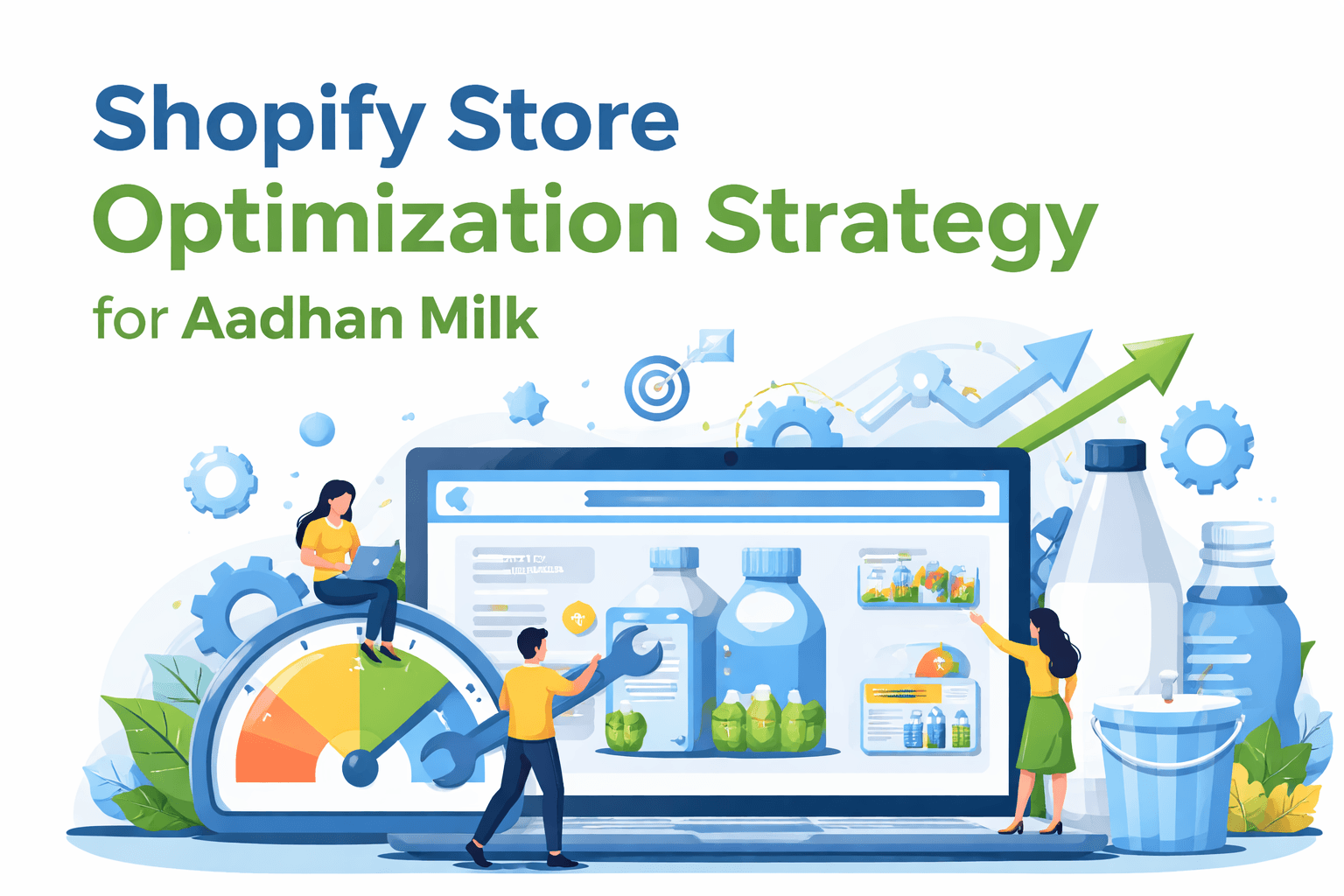 Shopify store optimization strategy for Aadhan Milk eCommerce
