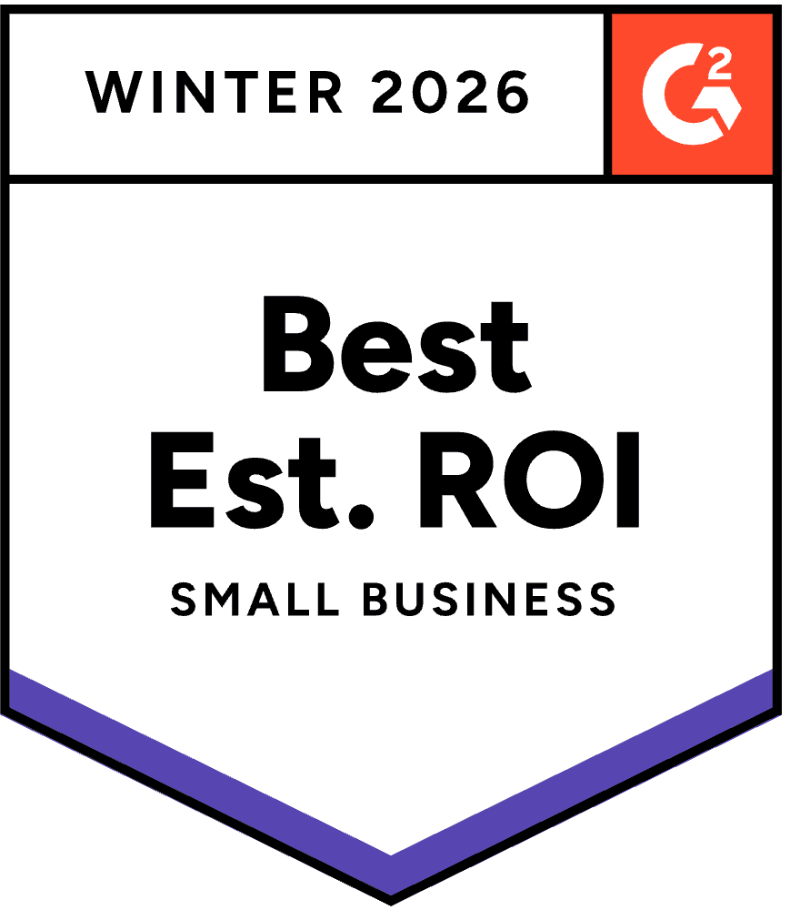 G2 Winter 2026 best estimated ROI badge for Xmind in small business category