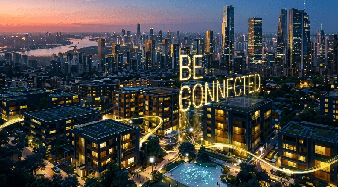 Light + Building 2026 at Messe Frankfurt showcasing lighting and building technology exhibition halls with international trade show visitors.