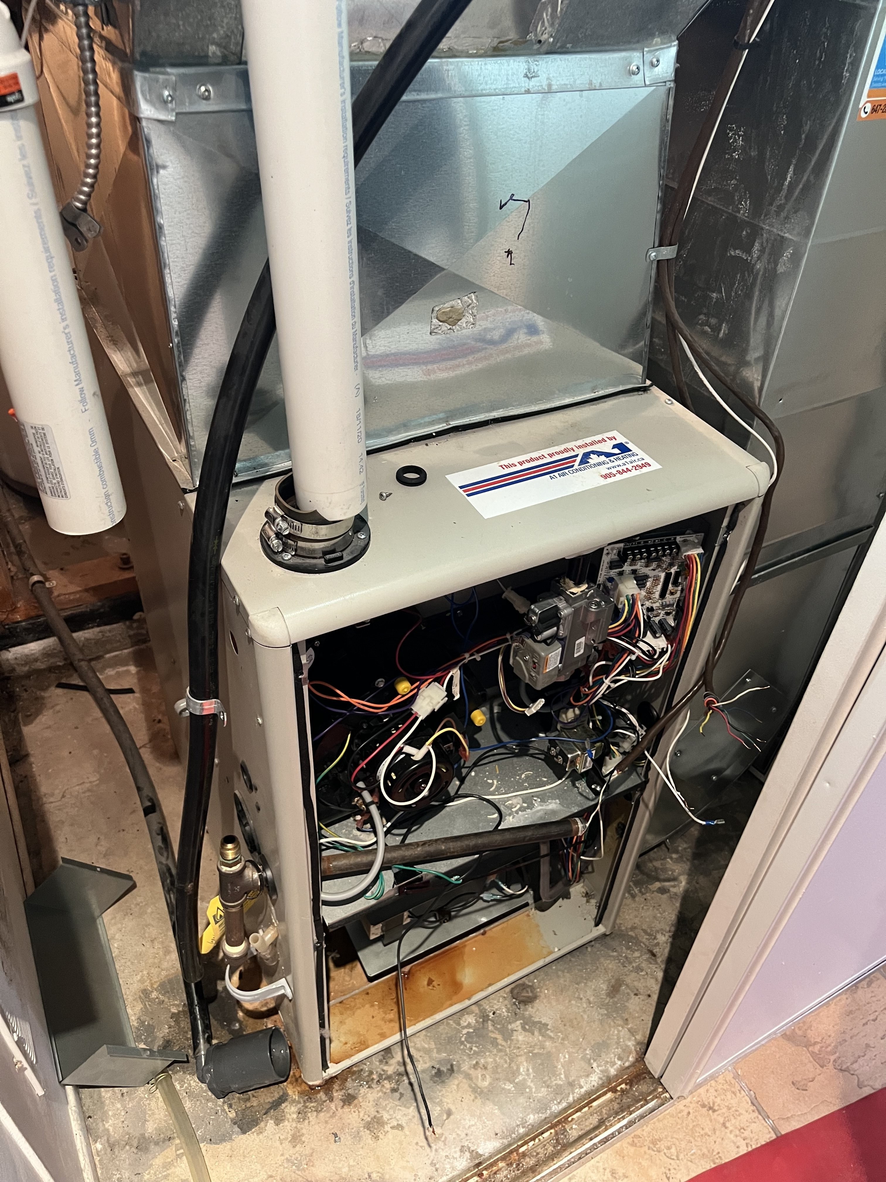 Furnace Repair in Toronto basement