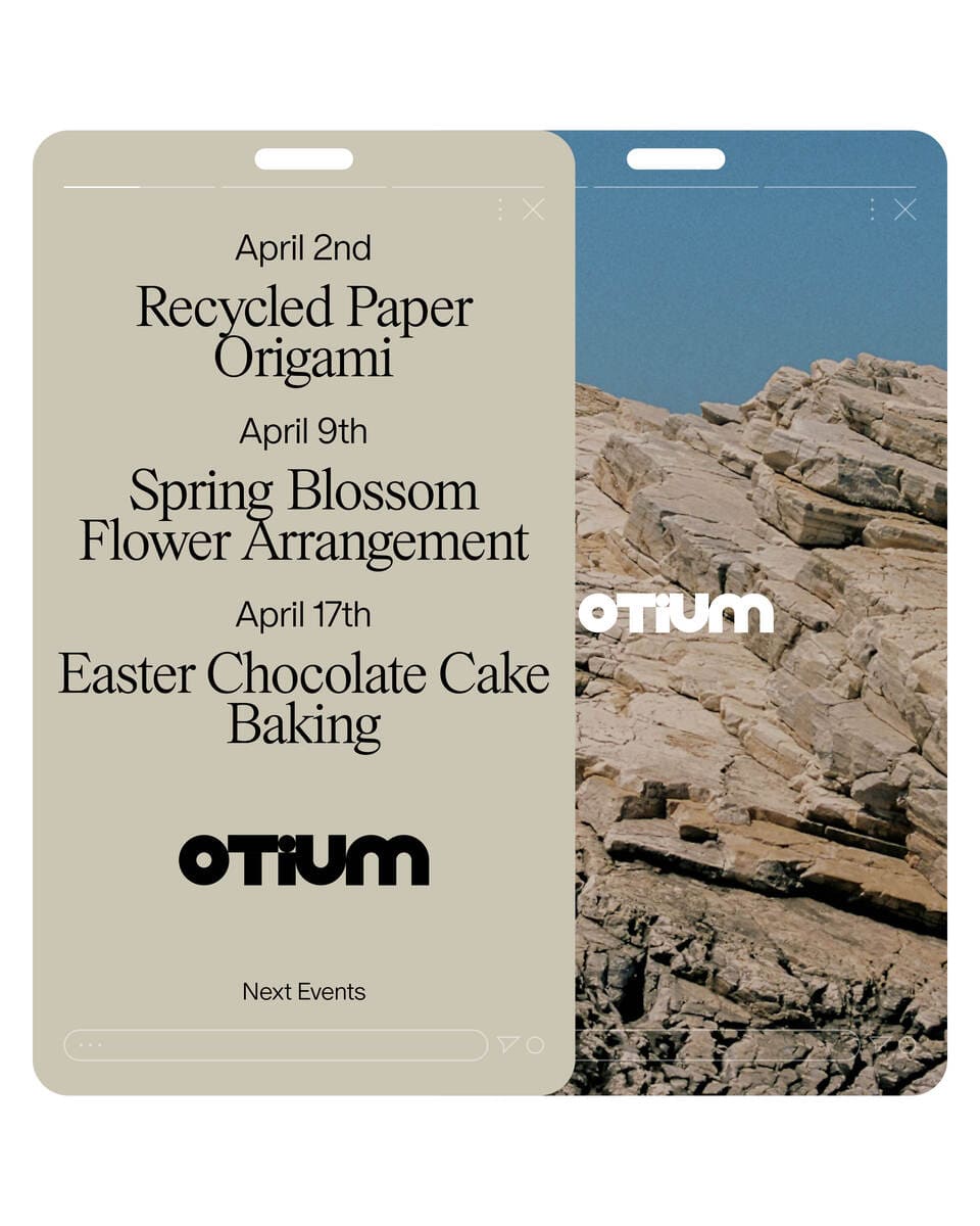 Social media designs prepared to post on instagram in order to announce upcoming events while maintaining the visual identity of the brand.