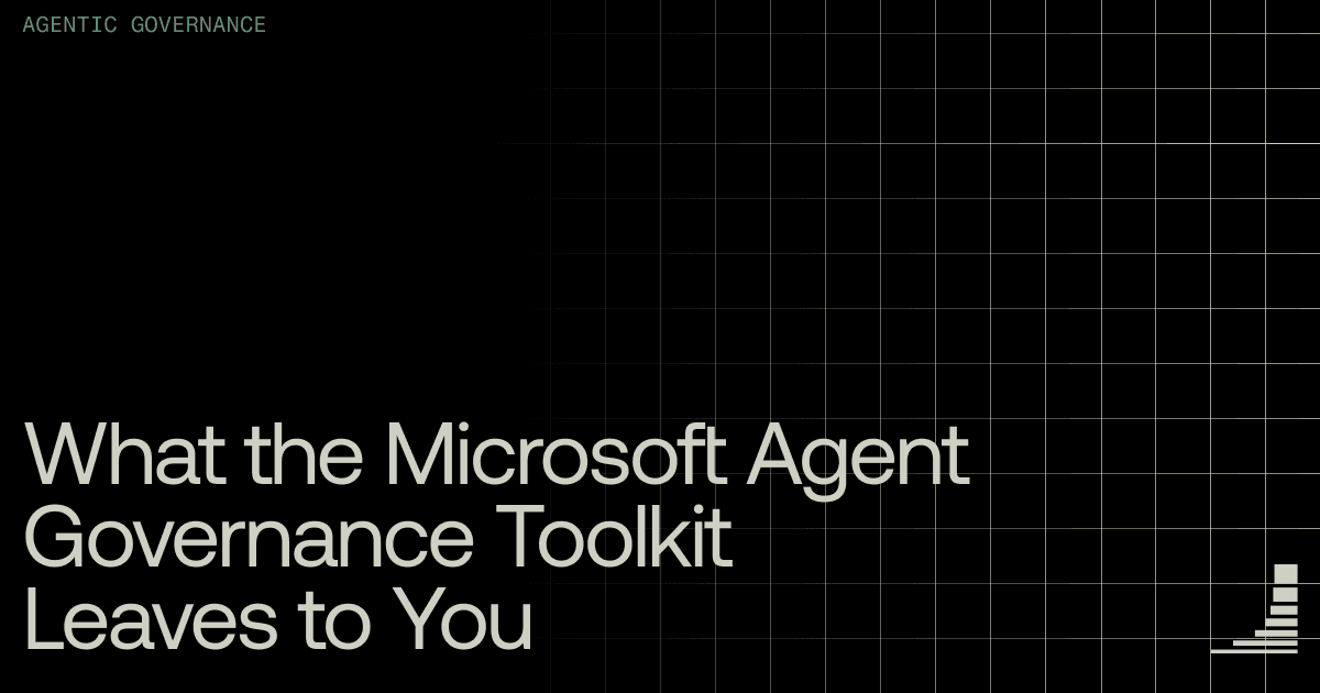 Waxell blog cover: 7 gaps Microsoft AGT leaves to you