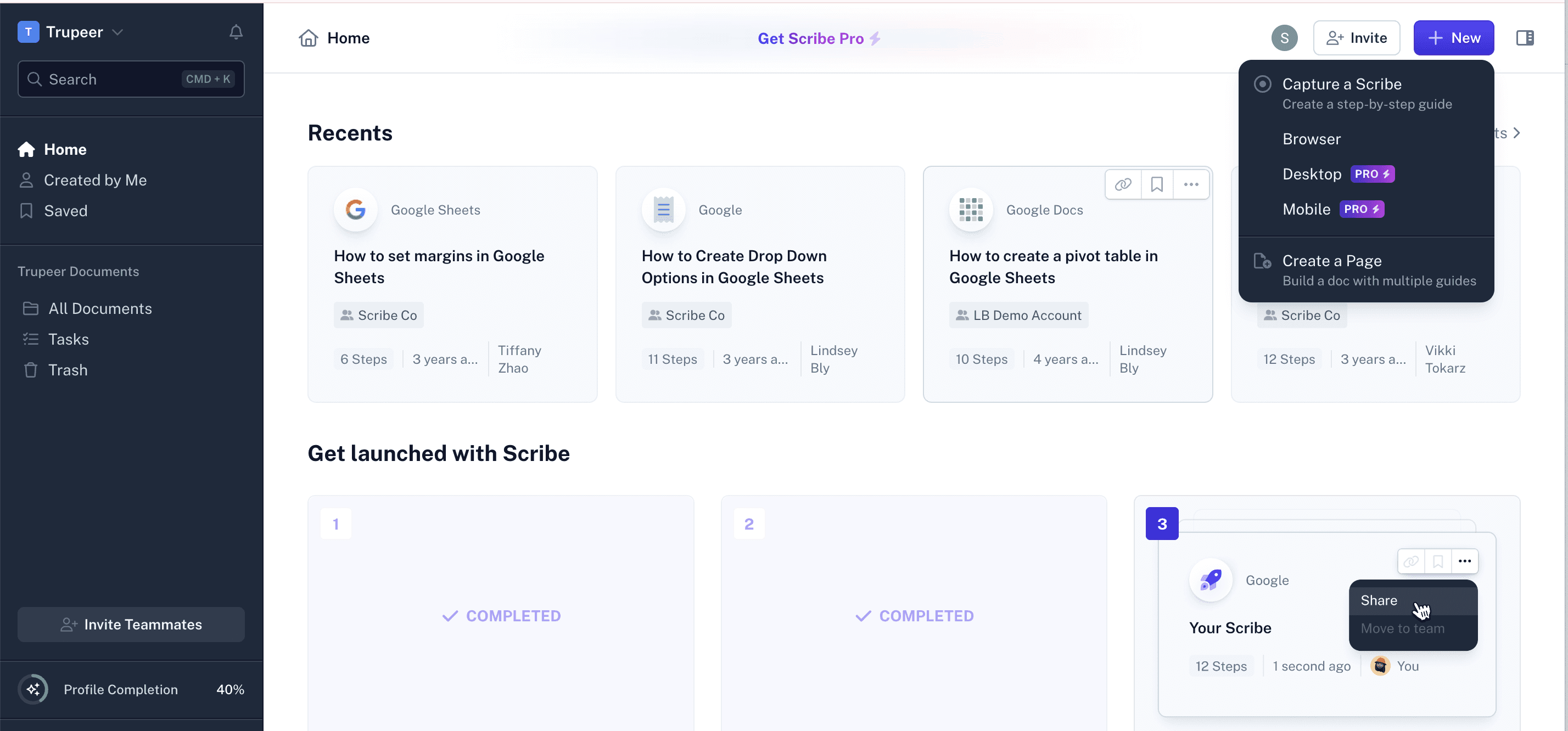 Scribehow Tango Alternative