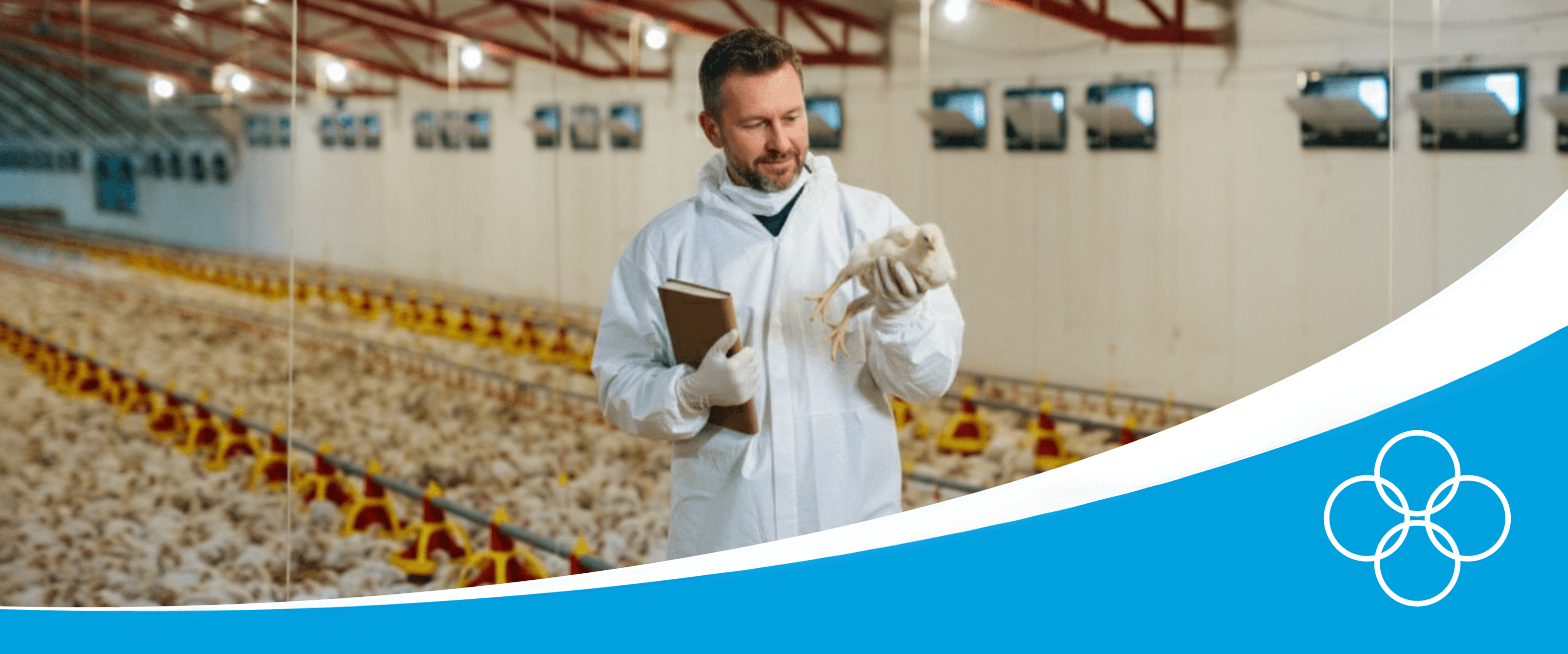 Champrix advisor holding a broiler