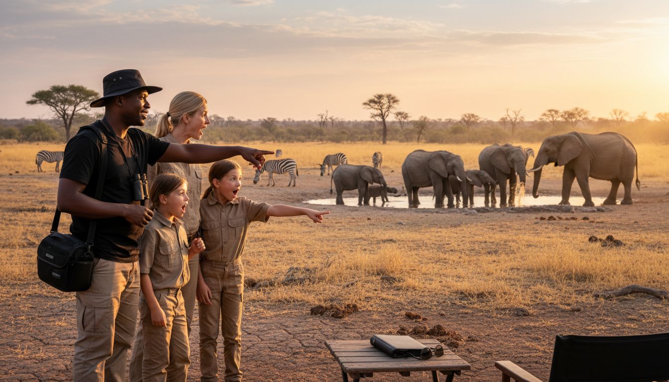 safari Namibia amanecer