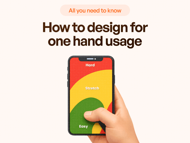 Hand illustration holding smartphone
