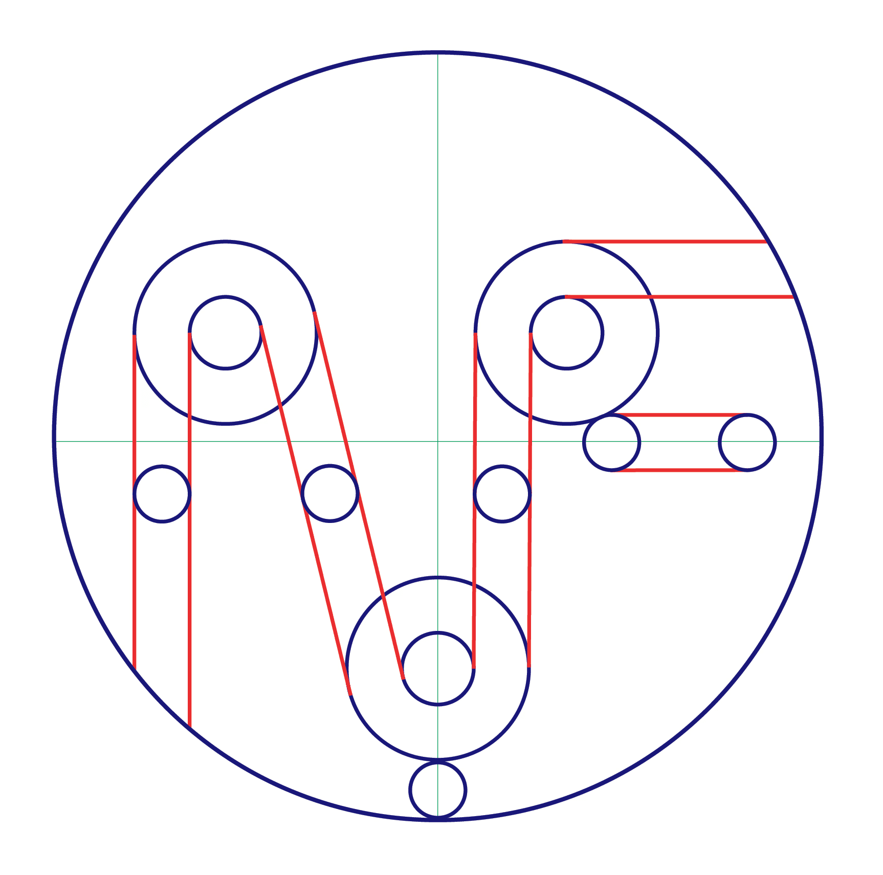 FInal logo lockup showing gemotric symmetry