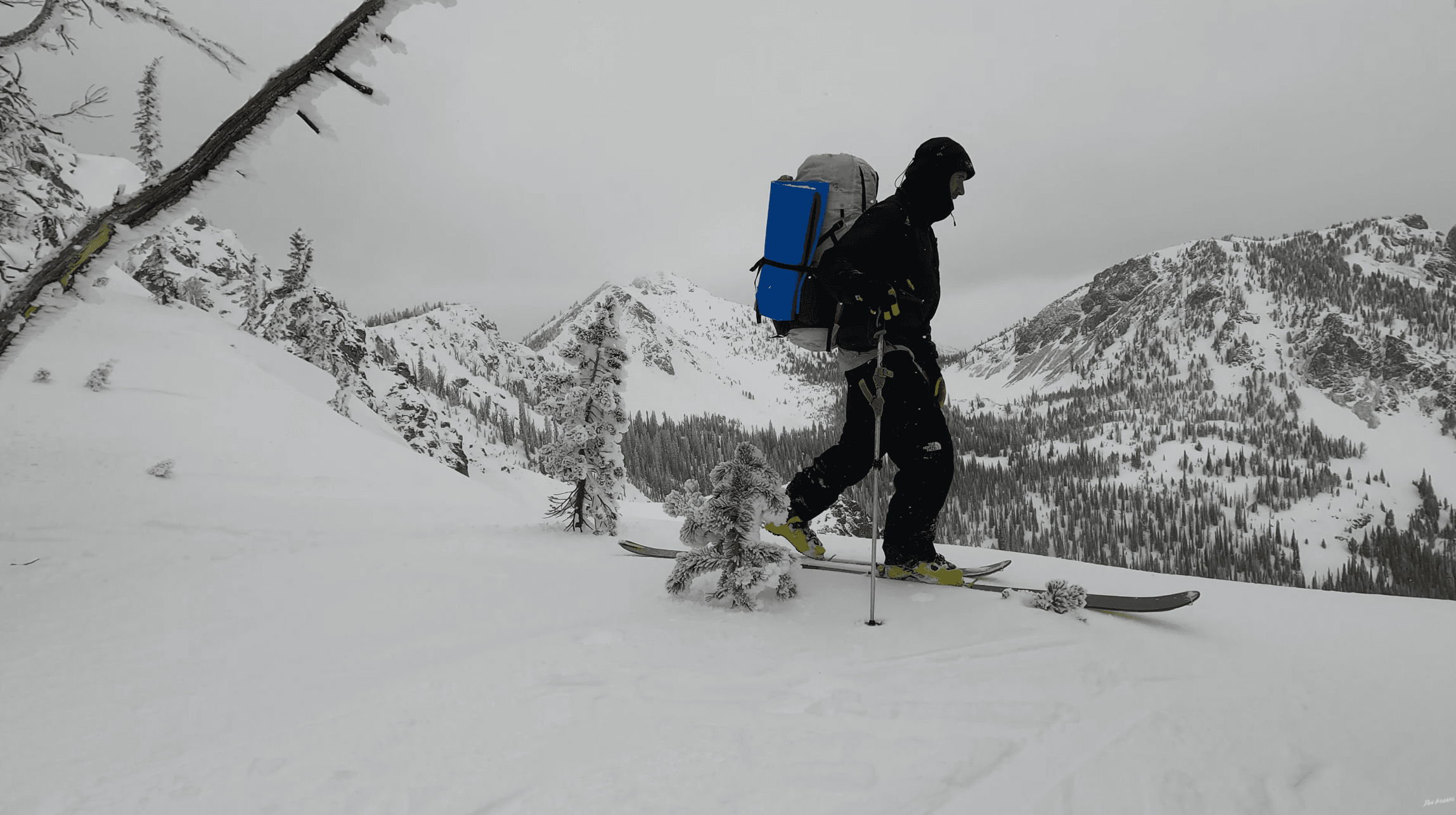 Dan Noakes walking near Sleeping Deer Mountain in Idaho