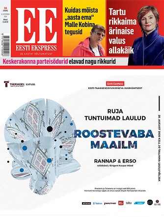"Eesti Ekspress" paberlehe esikaas.