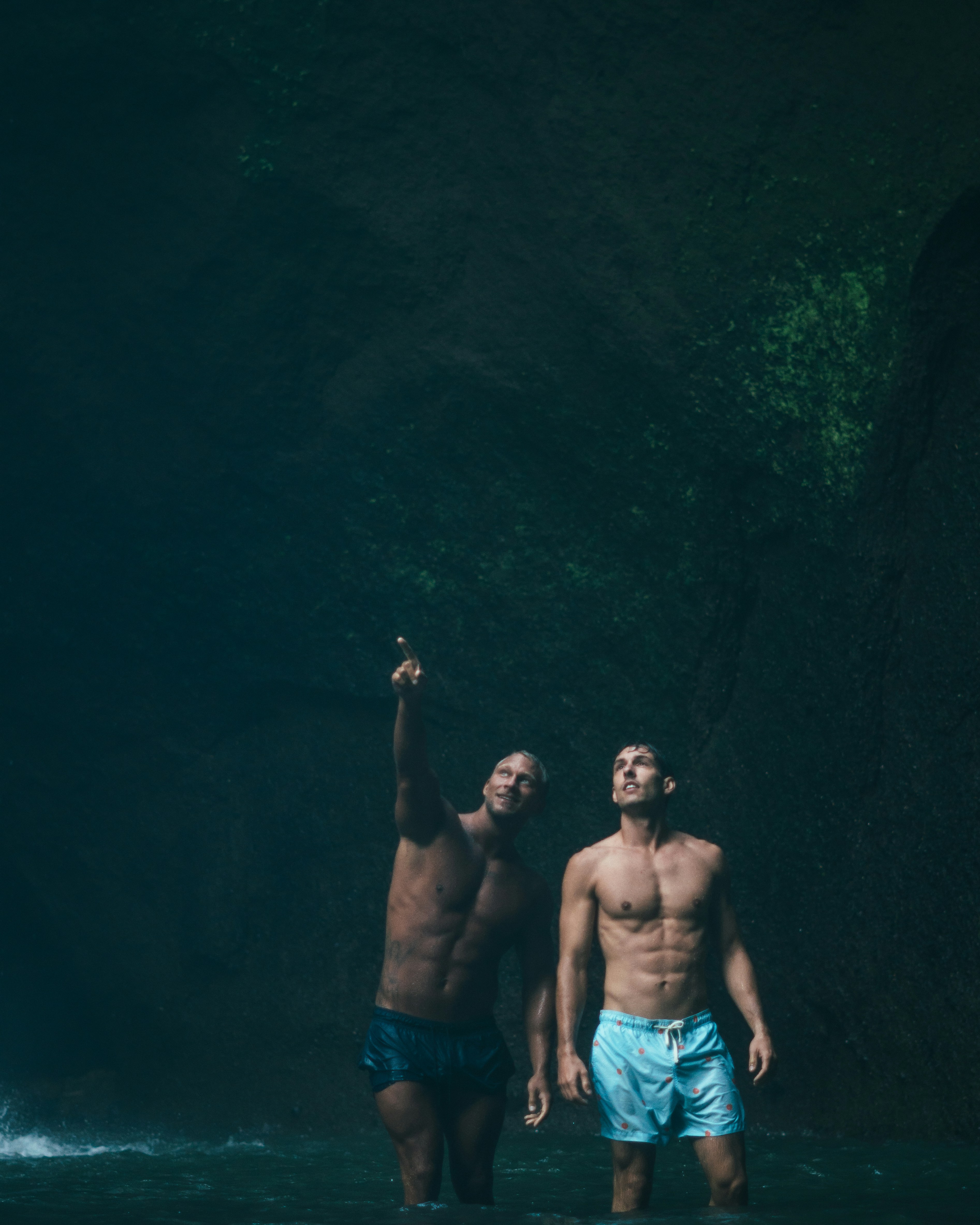 Two Gym Bros Posing