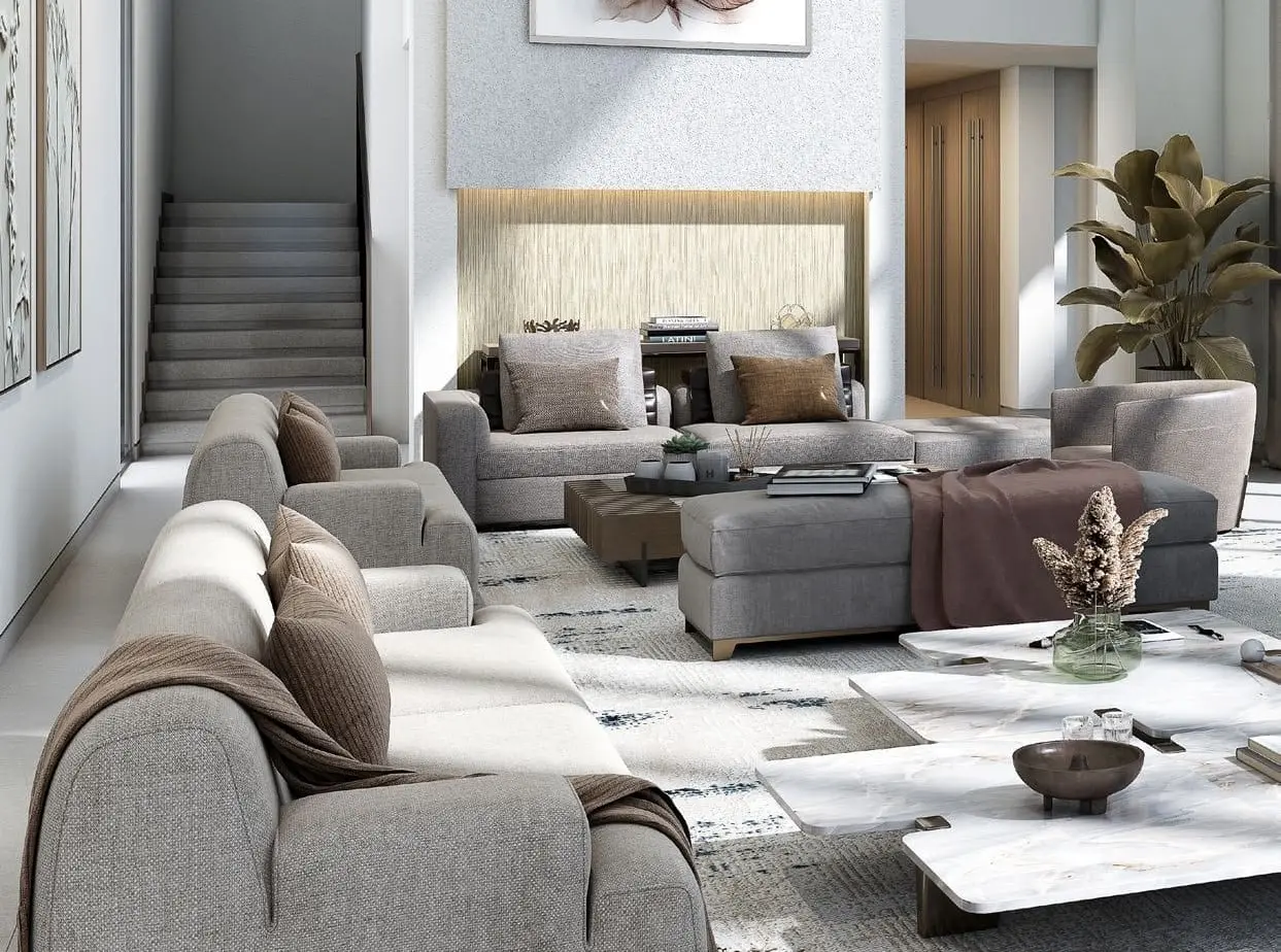 villas interiors at sobha siniya island