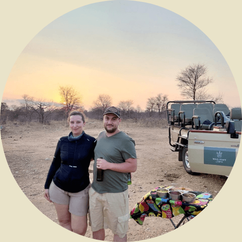 Yohann et Marie en Safari