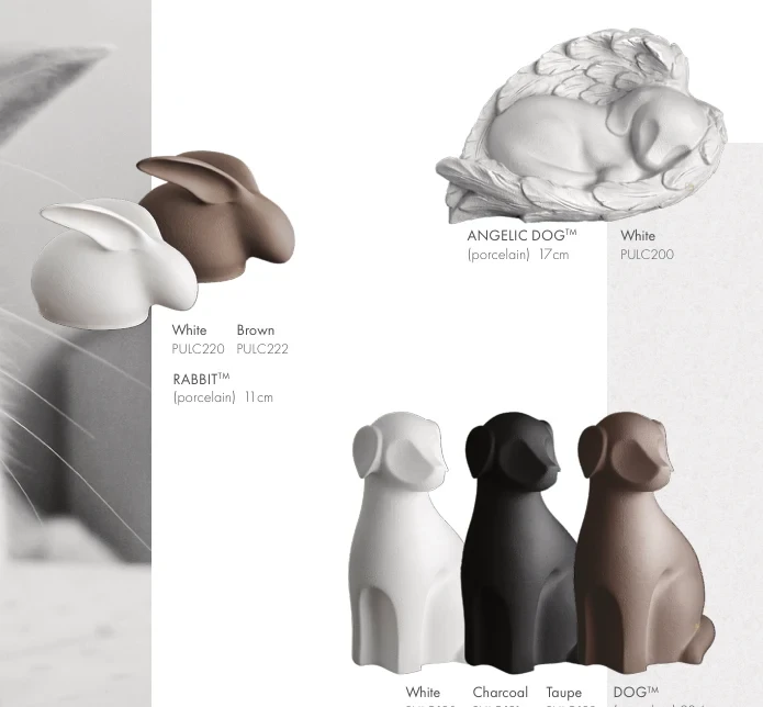 Ceramic Cat Urns – original supplier products