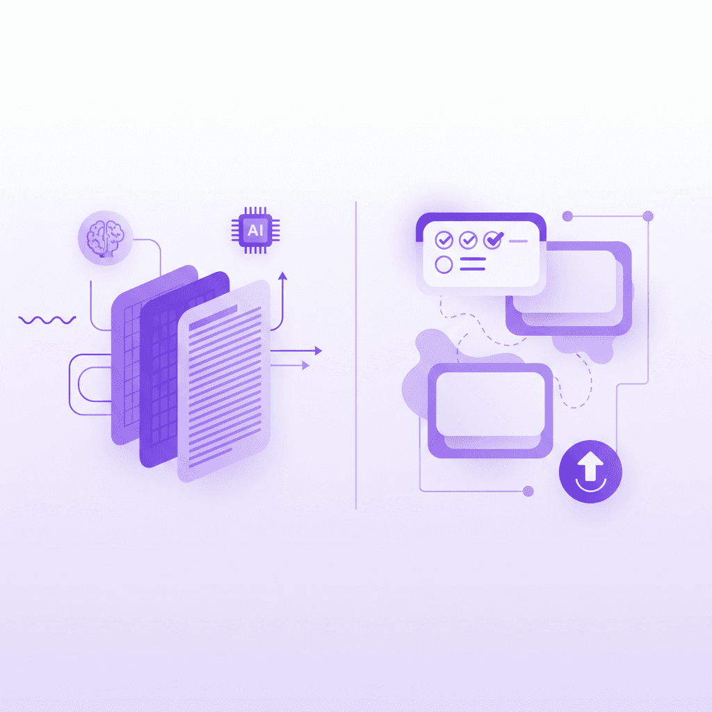 AI converting a language syllabus into custom study materials