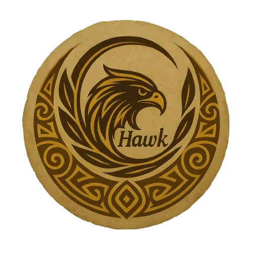 logo lady hawk