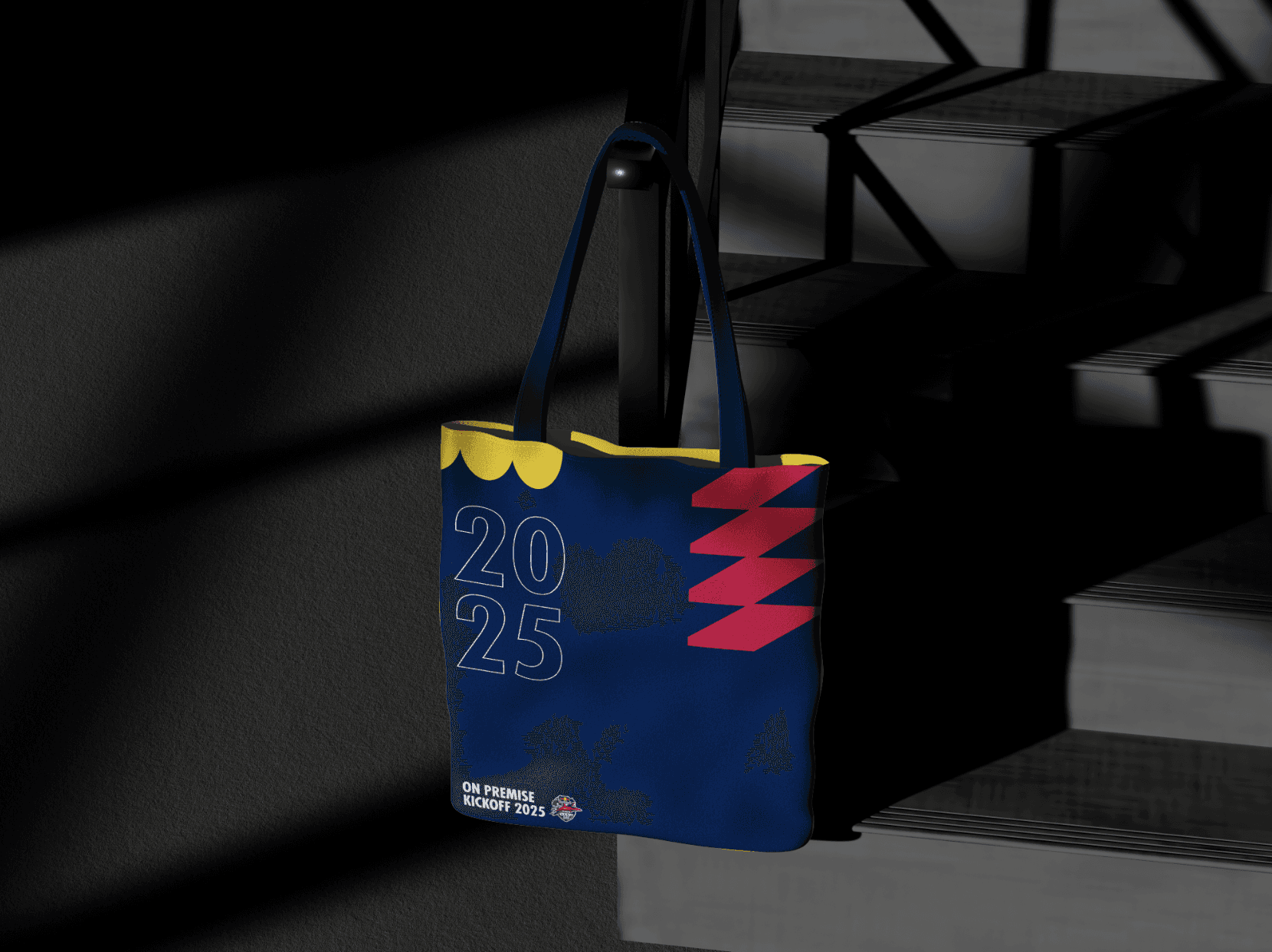 Red Bull branded tote bag design by Alchemy Agency