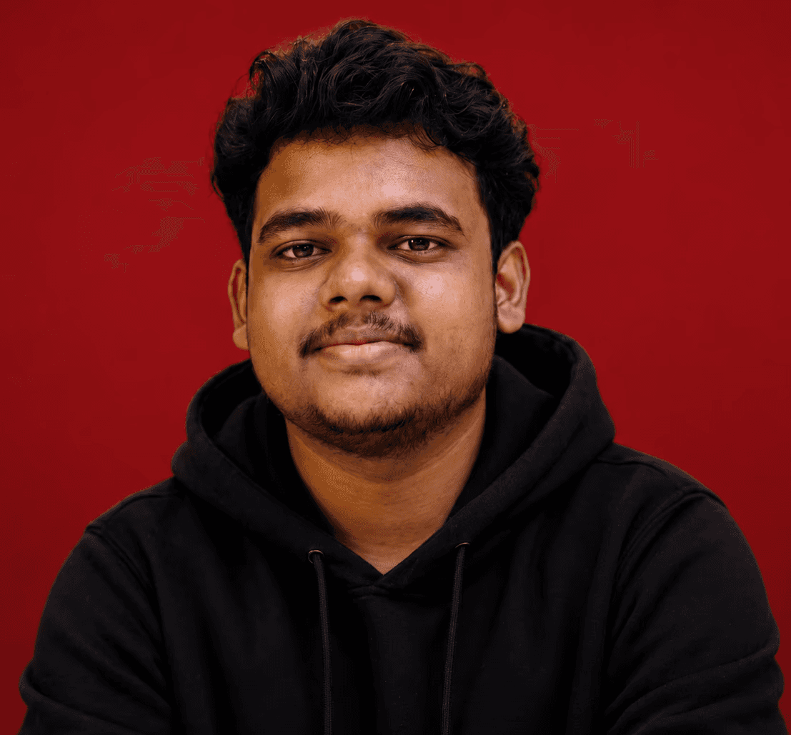 Portrait of portfolio creator – front view