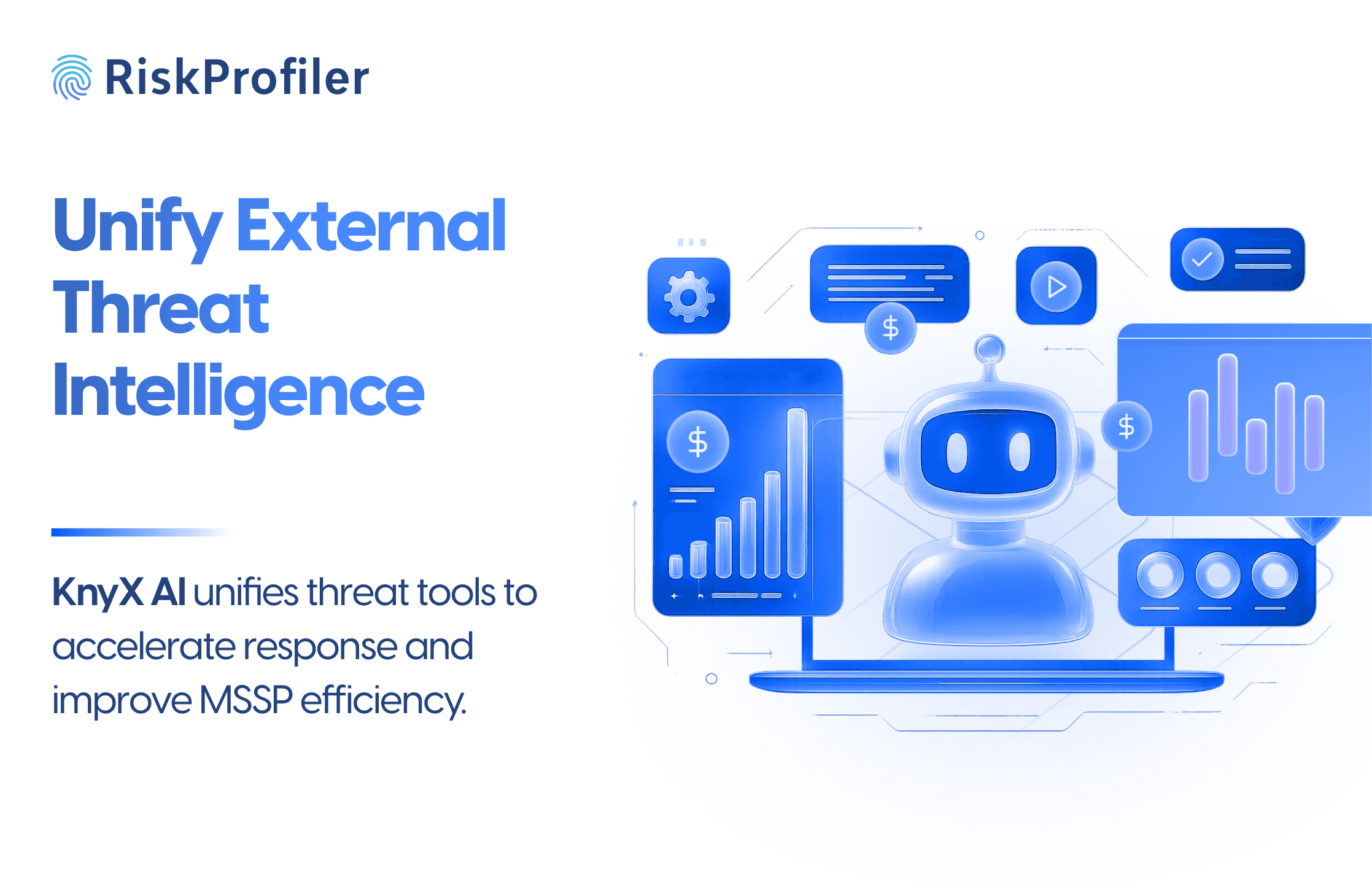 Unify External Threat Intelligence Platform with Agentic AI Illustration