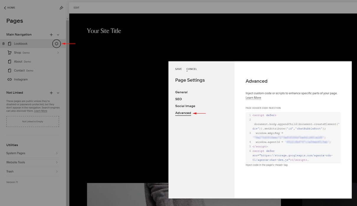 AgentX SquareSpace