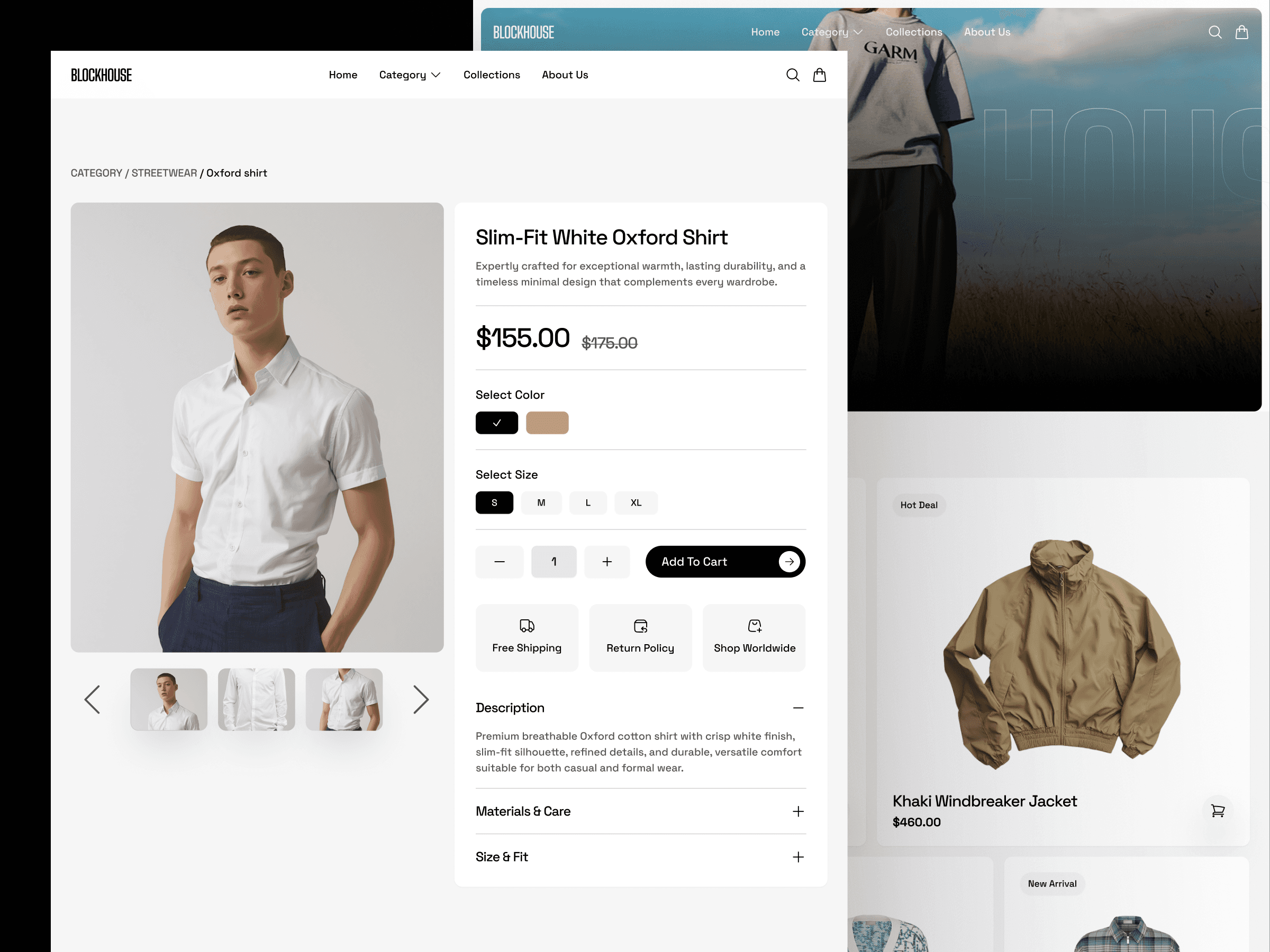 framer shopify supported template