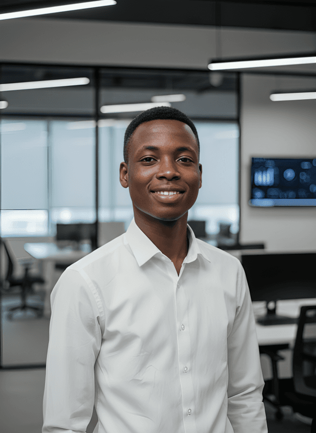 Portrait of portfolio creator