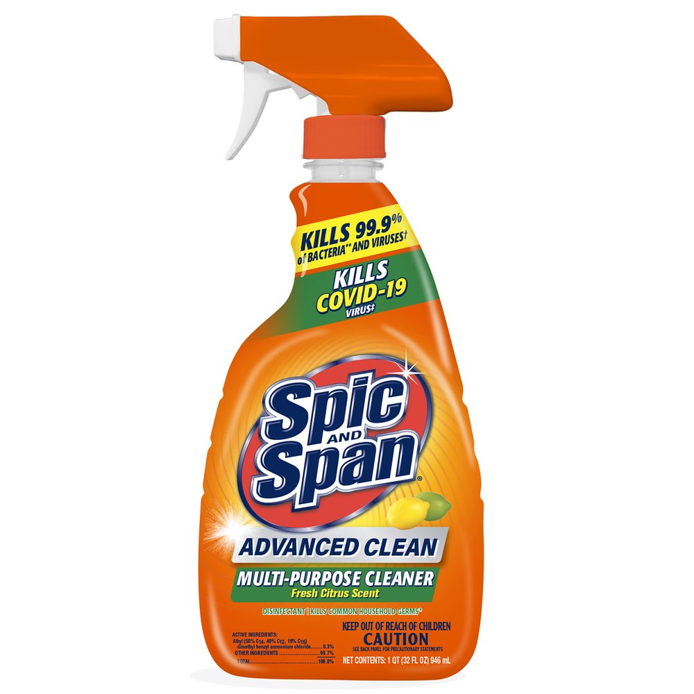 Spick &amp; Span
コットンストレッチボリュームスリーブ Spic and Span Disinfecting All-Purpose Spray & Glass Cleaner