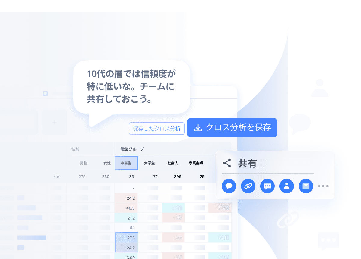 A digital interface showing a data analysis chart with various metrics and a search option highlighted.