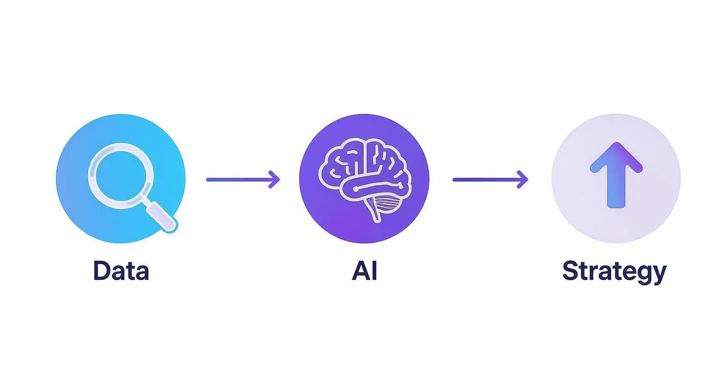 Infographic about data analytics and ai