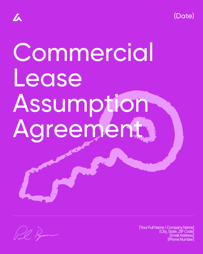 Commercial Lease Assumption Agreement