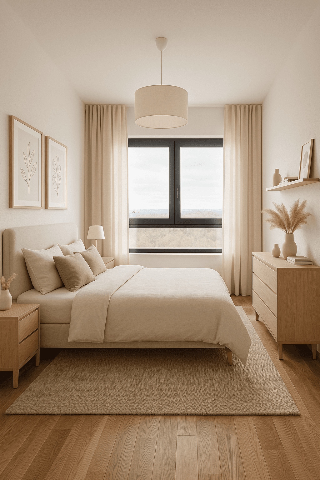 Image of a modern bedroom