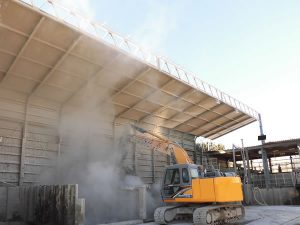 キャスター付きダストパン付属のプリーツバグフィルター