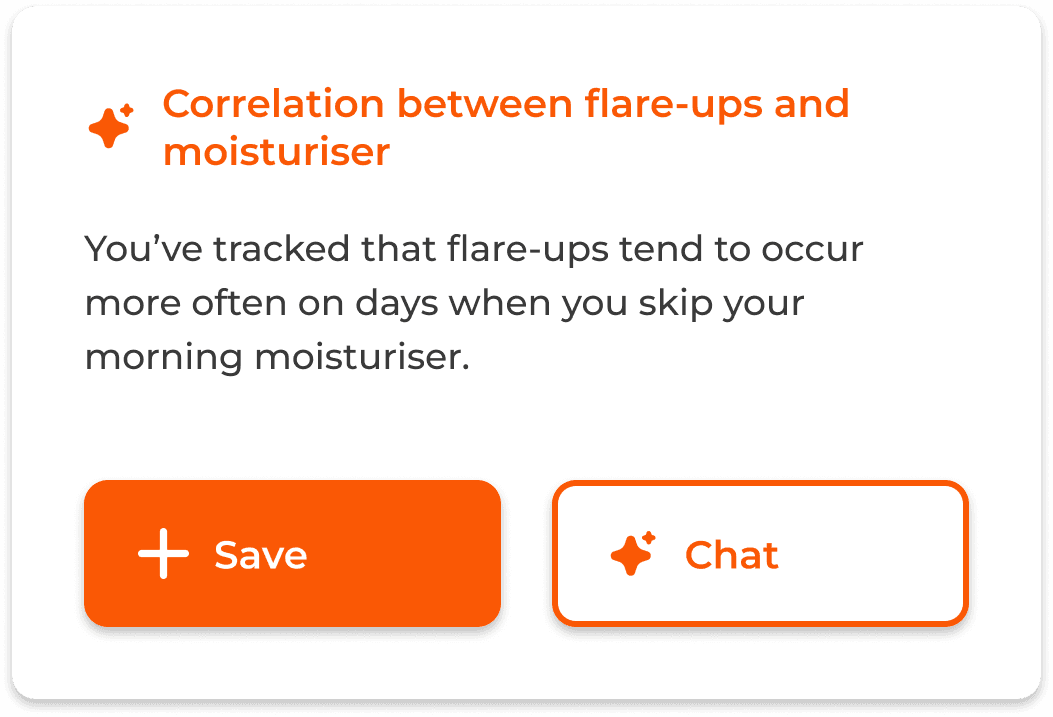 Insights section of app