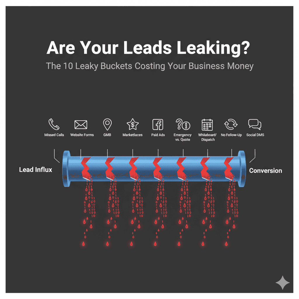 Leaky Leads Pipe Line