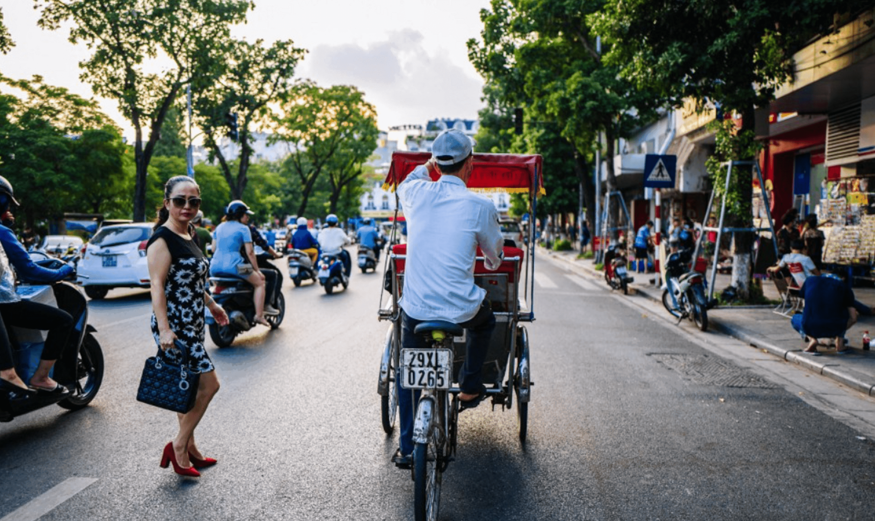 Experience riding a cyclo in Vietnam