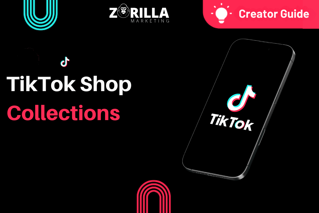 TikTok Shop Collections feature displayed on mobile screen, illustrating how creators organize showcase products into themed, shareable lists.