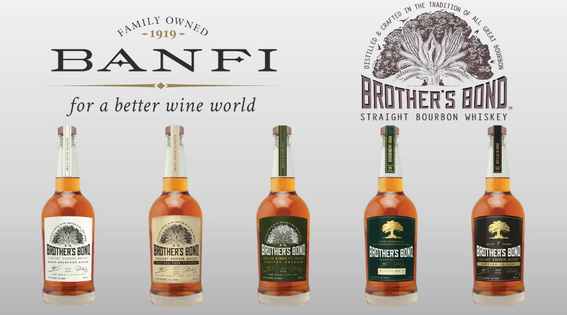 brothers bond bourbon partners with banfi vintners