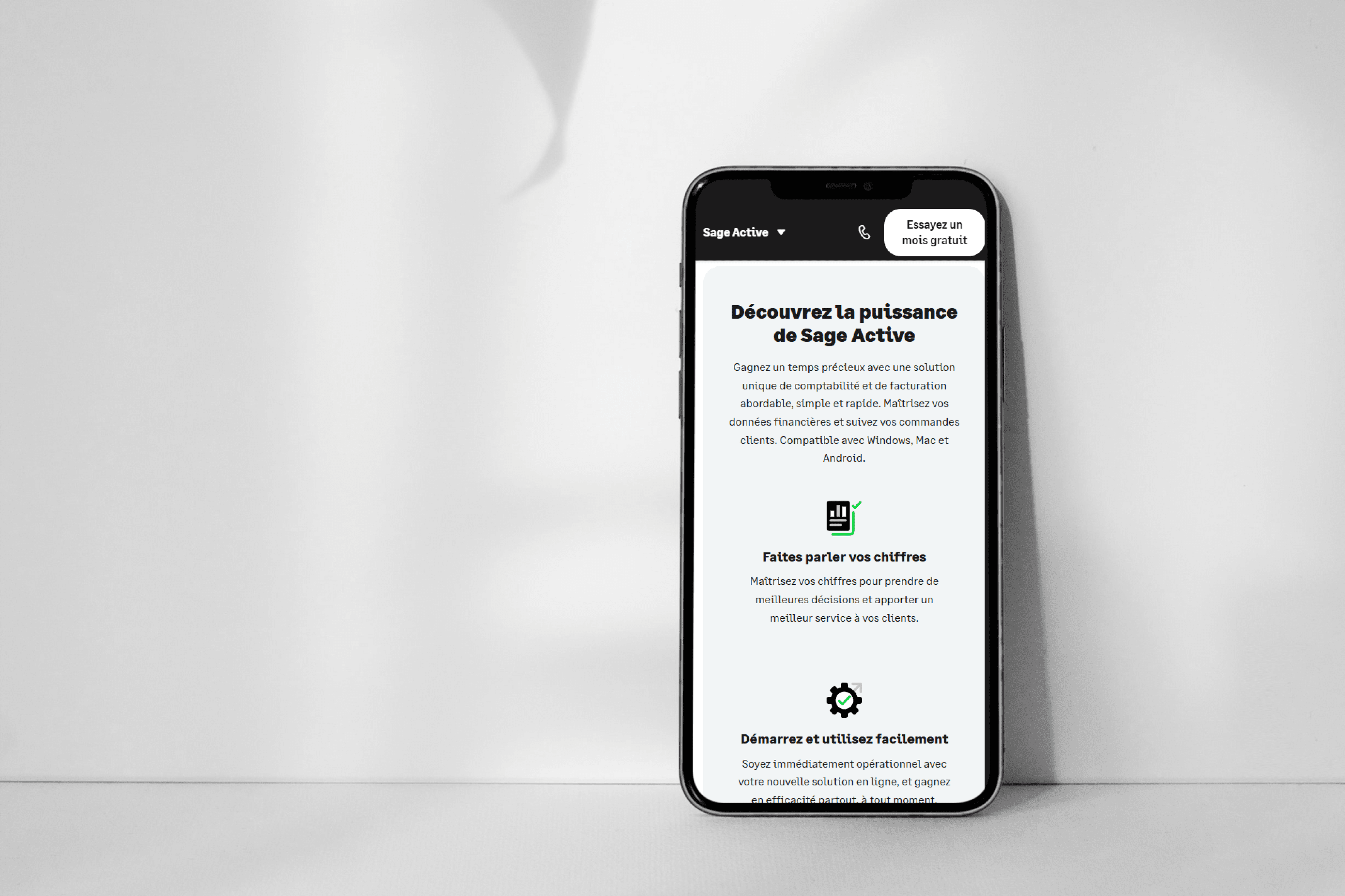 Gagnez un temps précieux avec une solution unique de comptabilité et de facturation abordable, simple et rapide.